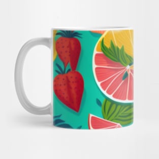 Tropical Summer Fruits Mug